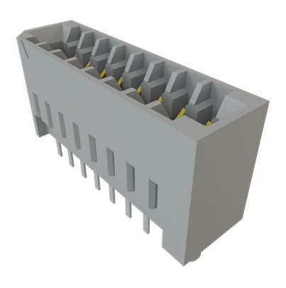 Samtec, MEC2 16 Way Vertical Push/Pull Card Edge Memory Card Connector With Through Hole Termination