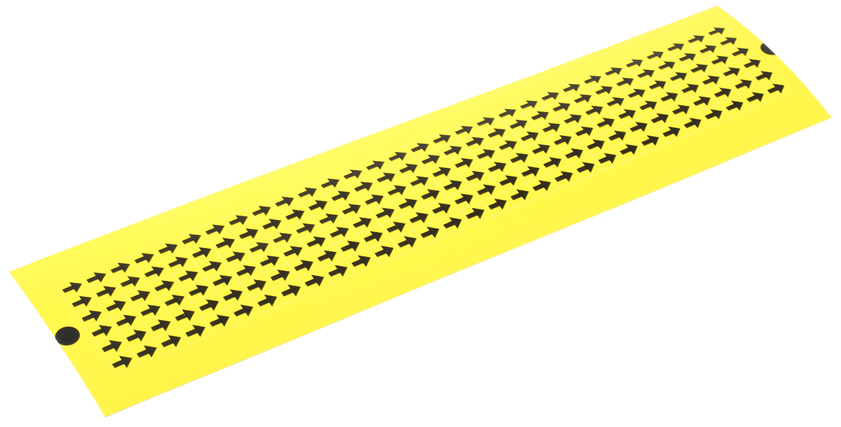RS PRO Adhesive Pre-Printed Adhesive Label-Inspection Arrows-. Quantity: 1800