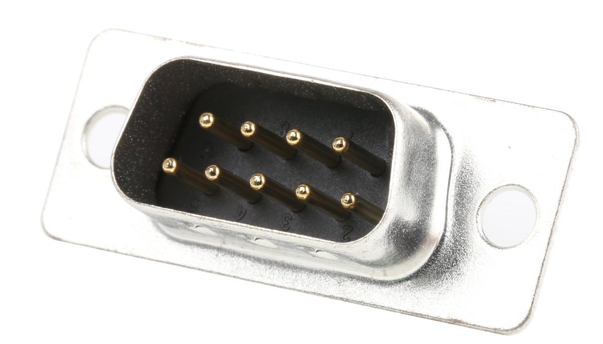 MH Connectors MHDM 9 Way Cable Mount D-sub Connector Plug, 2.77mm Pitch
