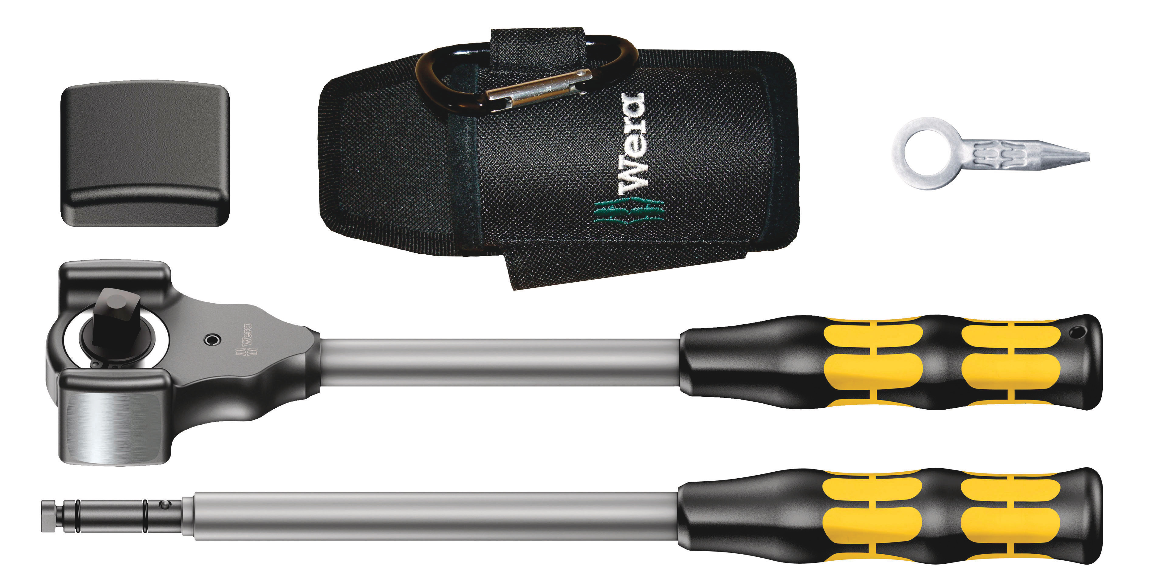 Wera Koloss 1/2 in Ratchet Socket Wrench with Ratchet Handle, 365 mm Overall