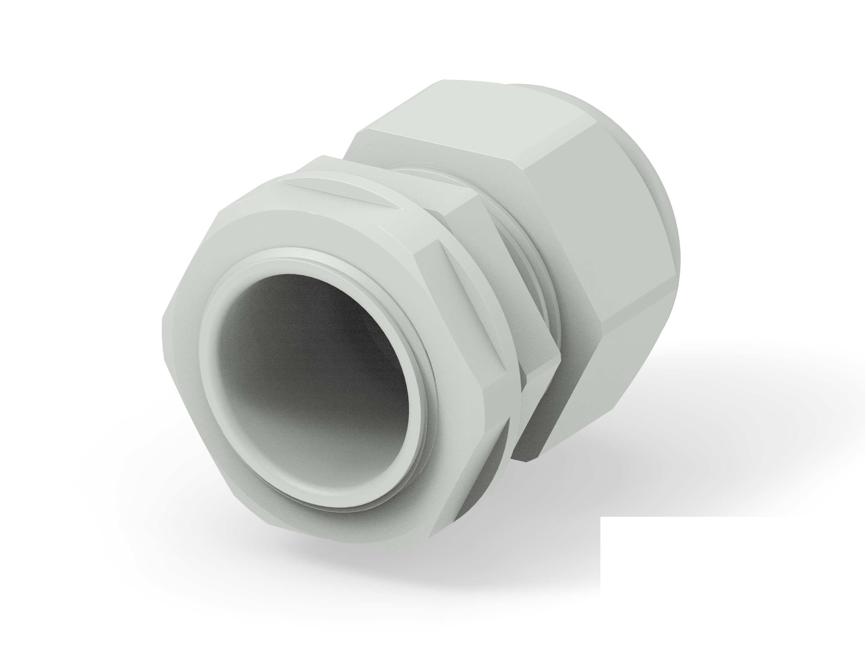 Entrelec 1SNG Series Light Grey PA 6 Cable Gland, PG21 Thread, 13mm min., 18mm max., IP66, IP68