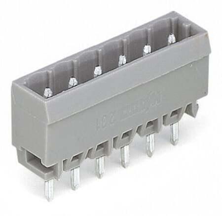 WAGO 231 Series Straight Horizontal and Vertical Mount PCB Header, 8 Contact(s), 5 mm Pitch, 1 Row