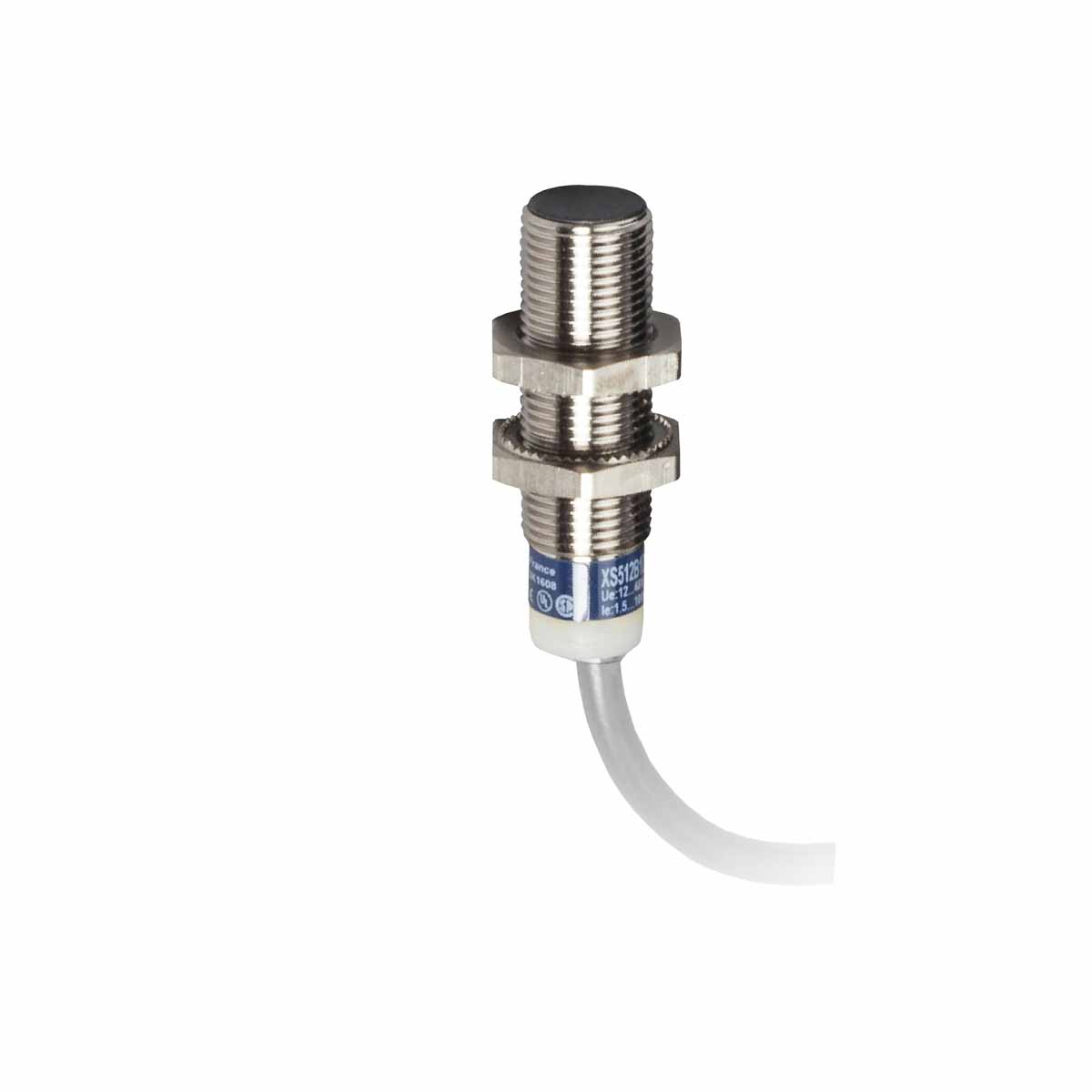 Telemecanique Sensors Inductive Threaded Barrel Proximity Sensor, M12, 2 mm Detection, PNP NO, 10 → 36 V dc, 12