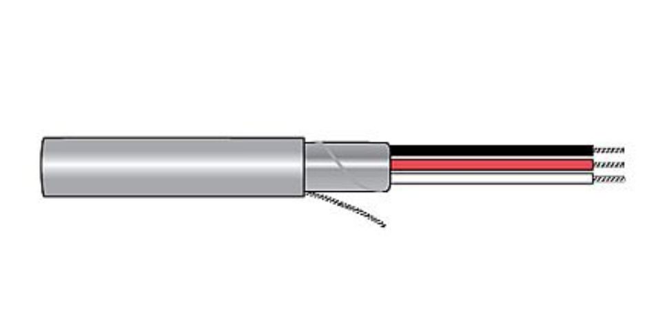 Alpha Wire Alpha Essentials Communication & Control Multi-Core Industrial Cable, 2 Cores, 0.81 mm² 18 AWG, Screened, 305
