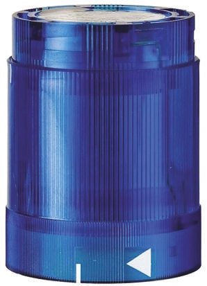 Werma 848 Series Blue Flashing Effect Beacon Unit, 24 V ac/dc, LED Bulb, DC, IP54