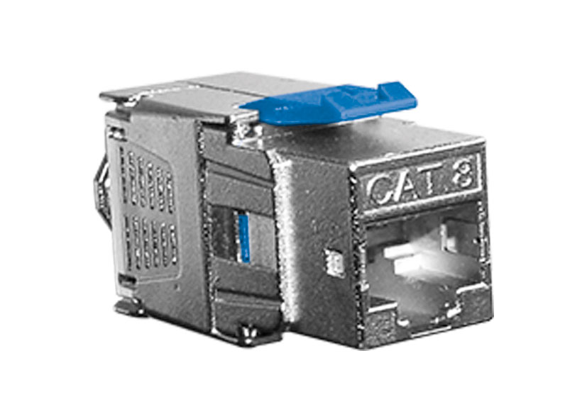 Decelect Female RJ45 Connector, Cable Mount, Cat8 1 Port 1 -Way