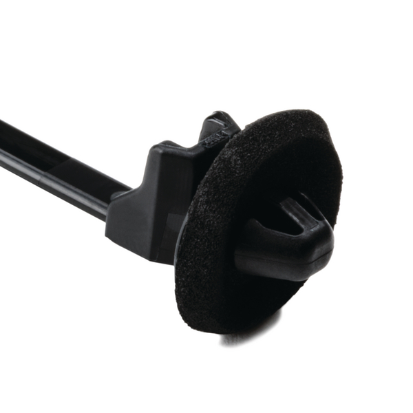 HellermannTyton Cable Tie, 158.8mm x 4.6 mm, Black Nylon, Pk-500