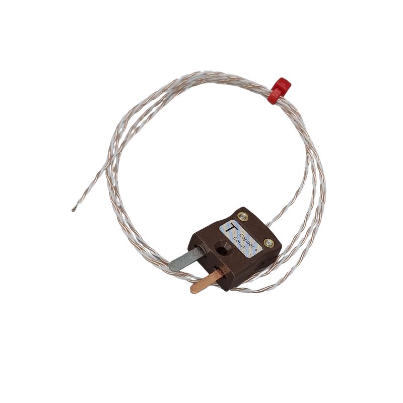 RS PRO Type Type T Thermocouple 0.3m Length, 1/0.2mm Diameter, -75°C → +250°C