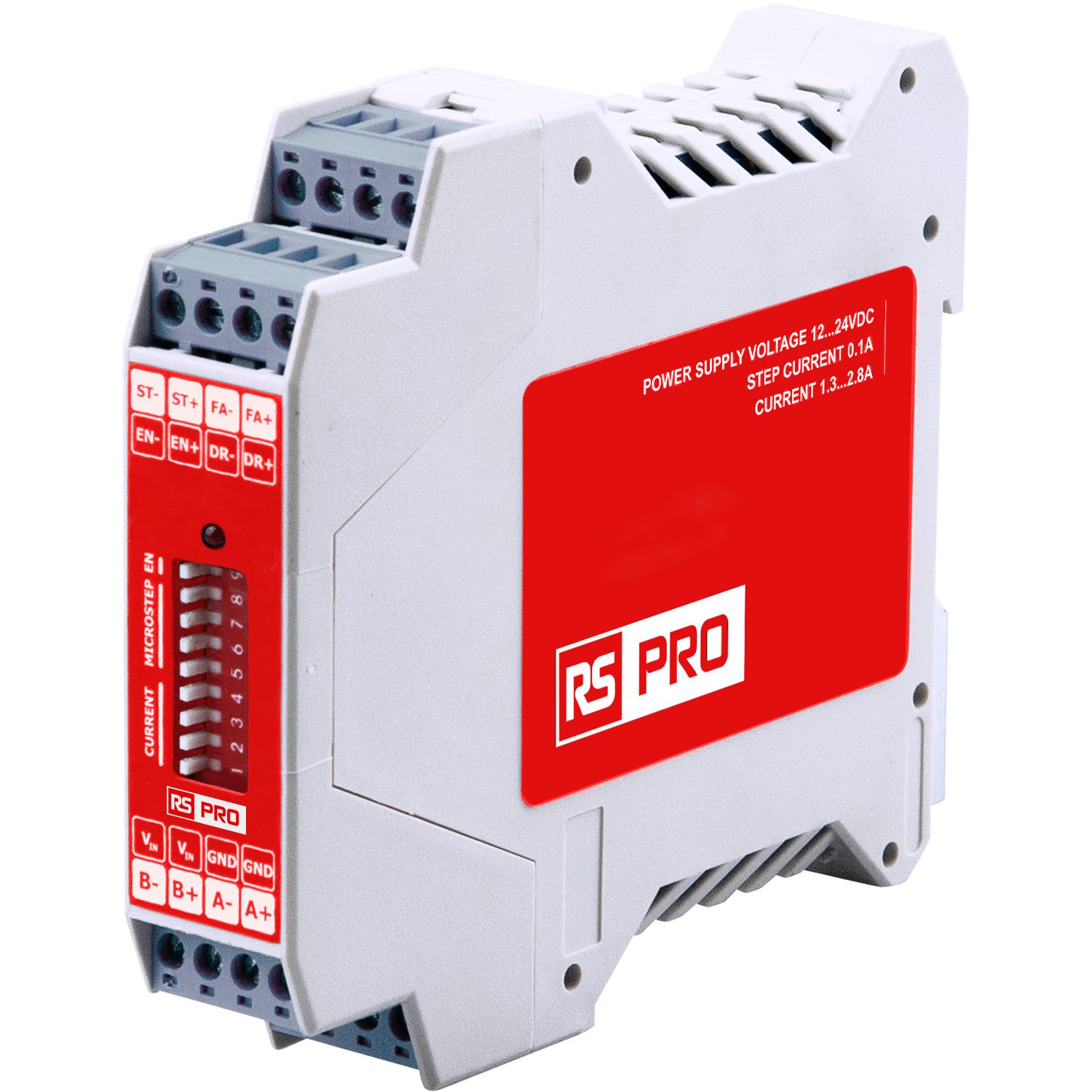 RS PRO Stepper Motor Controller, 12 to 24 V dc, 4 Phase, 2.8 A, Positioning Function