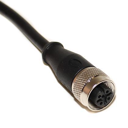 Mueller Electric Female 5 way M12 to Unterminated Sensor Actuator Cable, 5 m