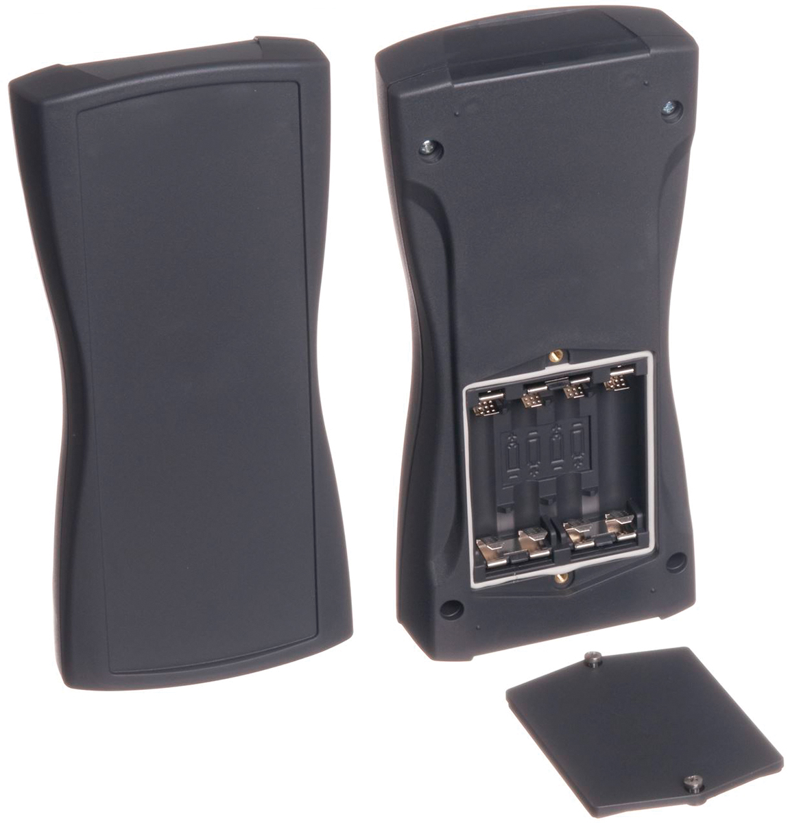 Bopla BOS-Streamline Series Grey ABS Handheld Enclosure, Integral Battery Compartment, IP40, 209.3 x 98 x 34.8mm