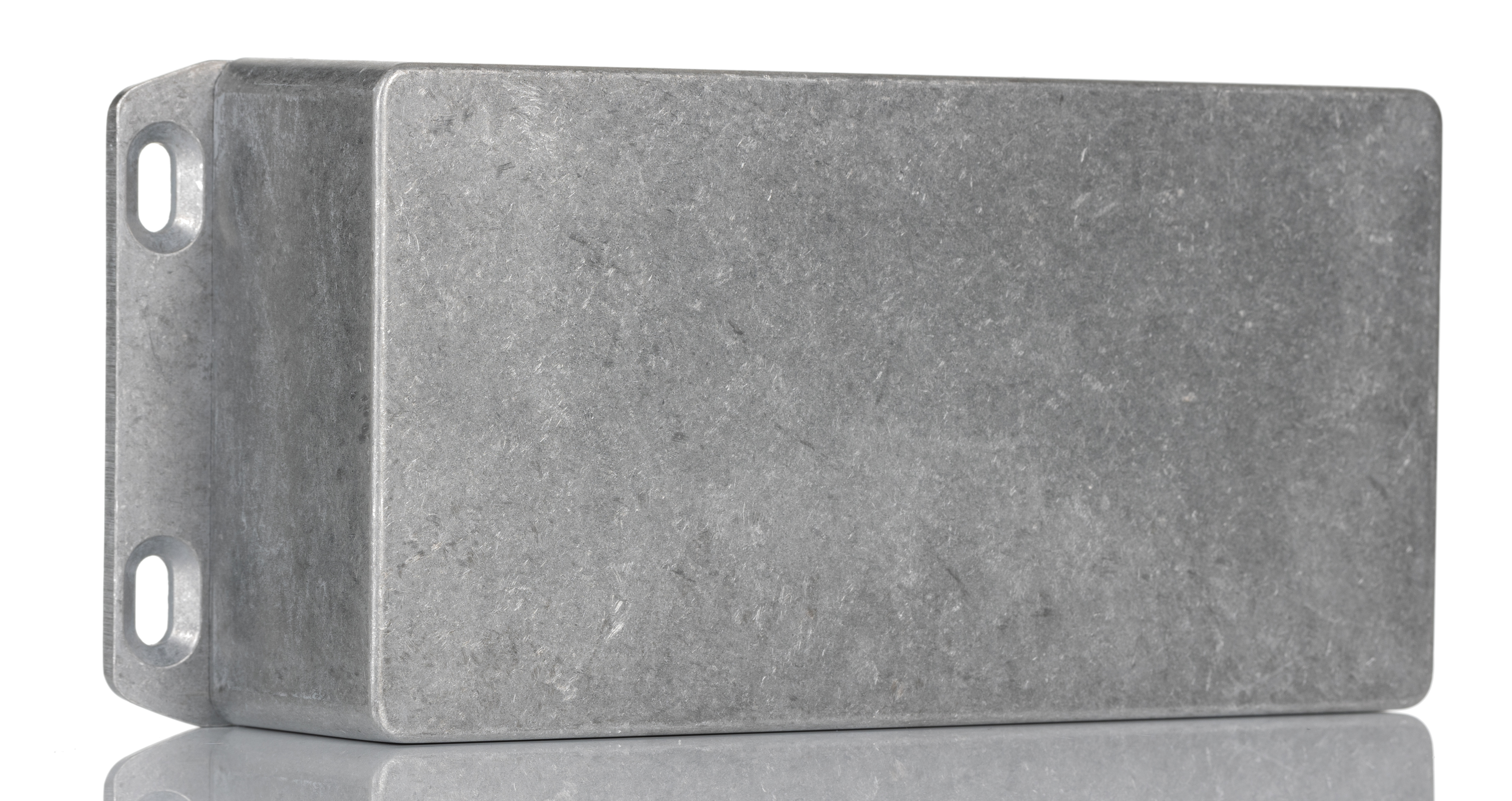 Hammond 1590 Series Natural Die Cast Aluminium Enclosure, IP65, Flanged, Natural Lid, 153 x 83.1 x 50.4mm