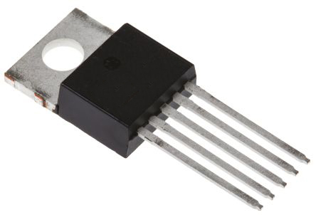 onsemi, 5-Channel Boost, Buck, Switching Regulator, 3 A, 37 V 63 kHz, TO-220 5-Pin