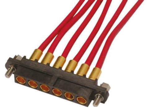 HARWIN Datamate Mix-Tek Series Straight Panel Mount PCB Socket, 6-Contact, 1-Row, 4mm Pitch, Crimp Termination
