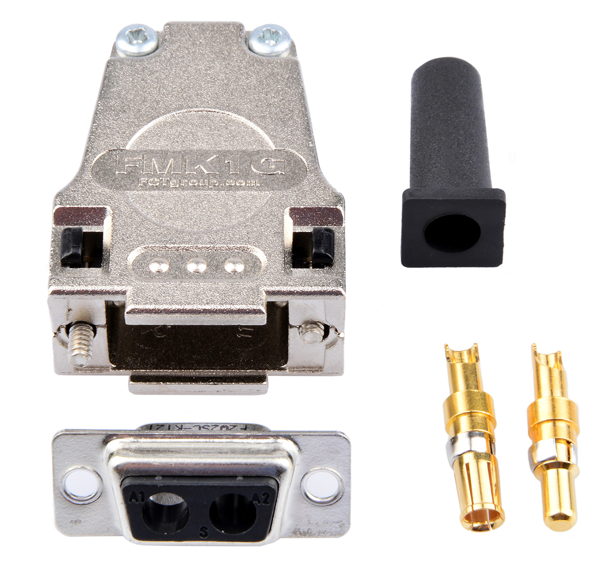 FCT FMK 2 Way Cable Mount D-sub Connector Male/Female