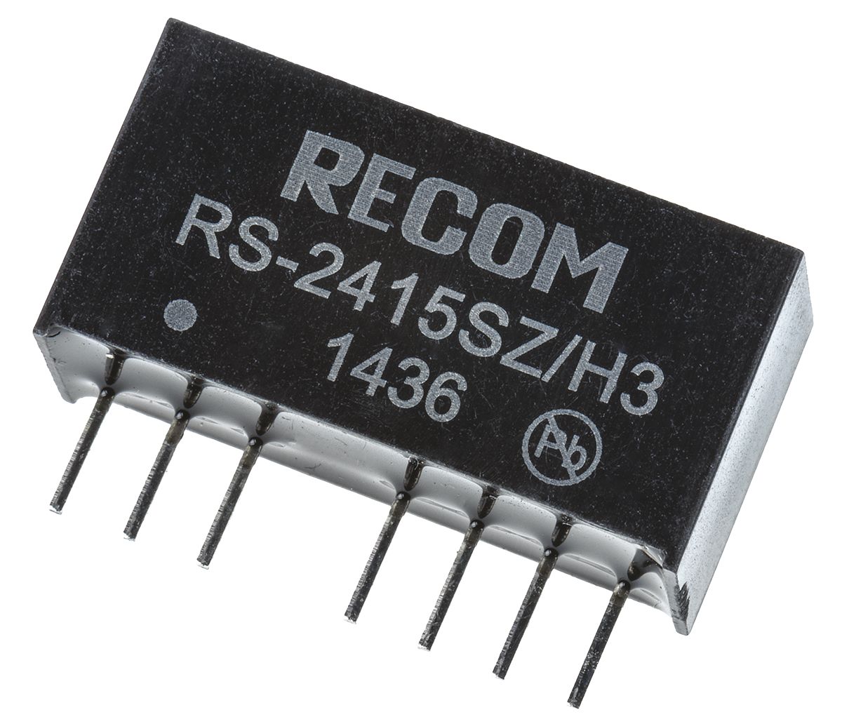 Recom RS DC-DC Converter, 15V dc/ 134mA Output, 9 → 36 V dc Input, 2W, Through Hole, +75°C Max Temp -40°C Min