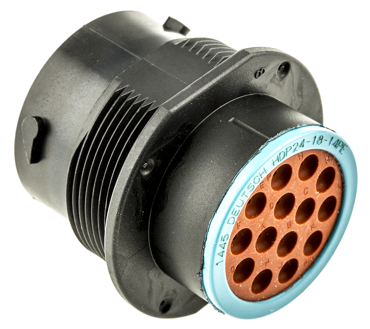 Deutsch Circular Connector, 14 Contacts, Cable, 1.59 mm Connector, Socket, Male, IP67, HD20 Series