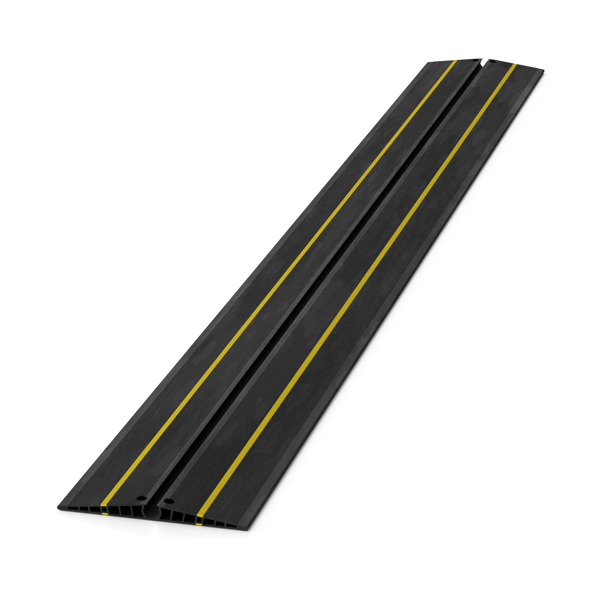 RS PRO 2m Black/Yellow EV Cable Cover, 18mm Inside dia.