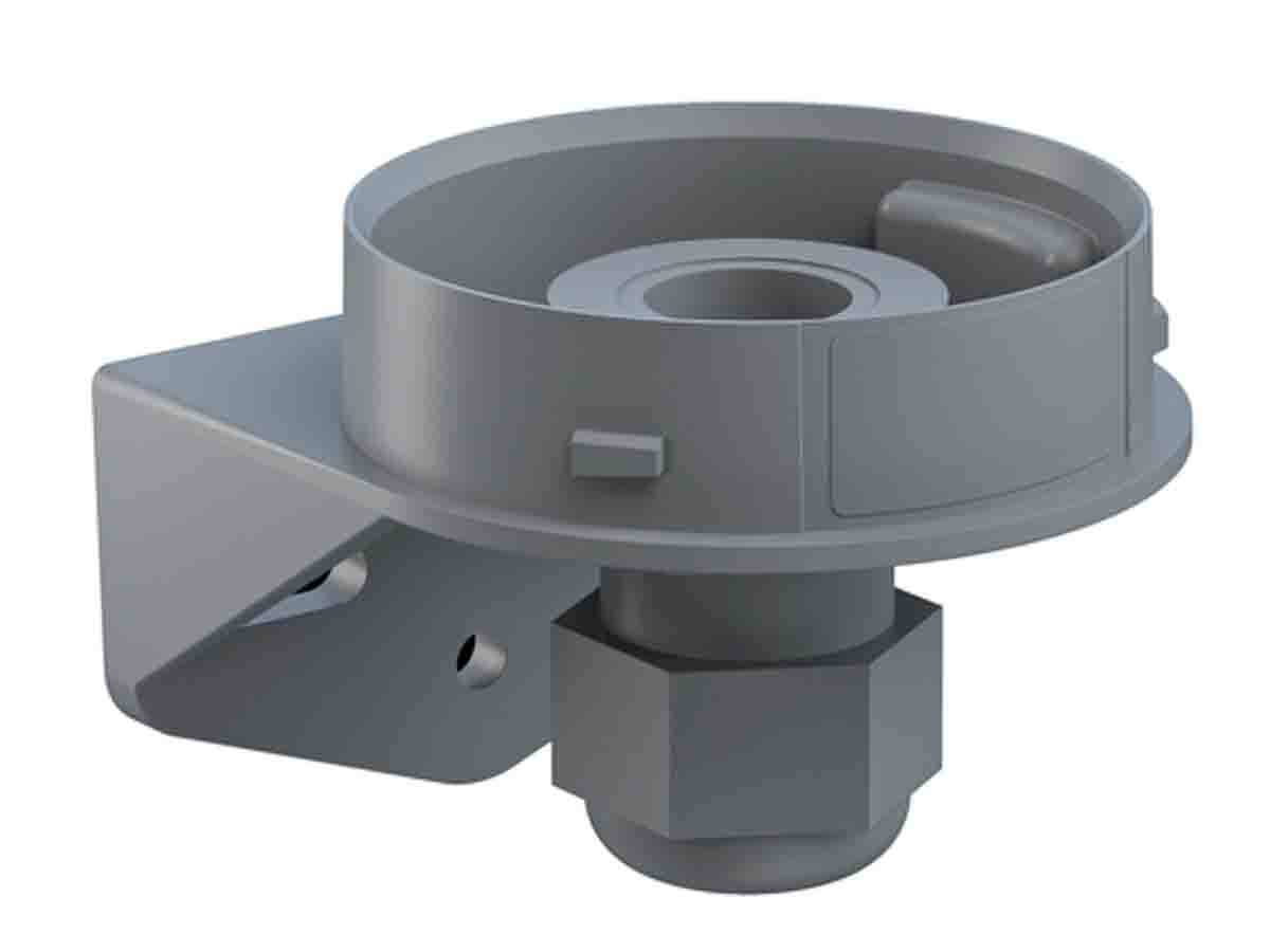 Werma IP66 Rated Grey Mounting Base