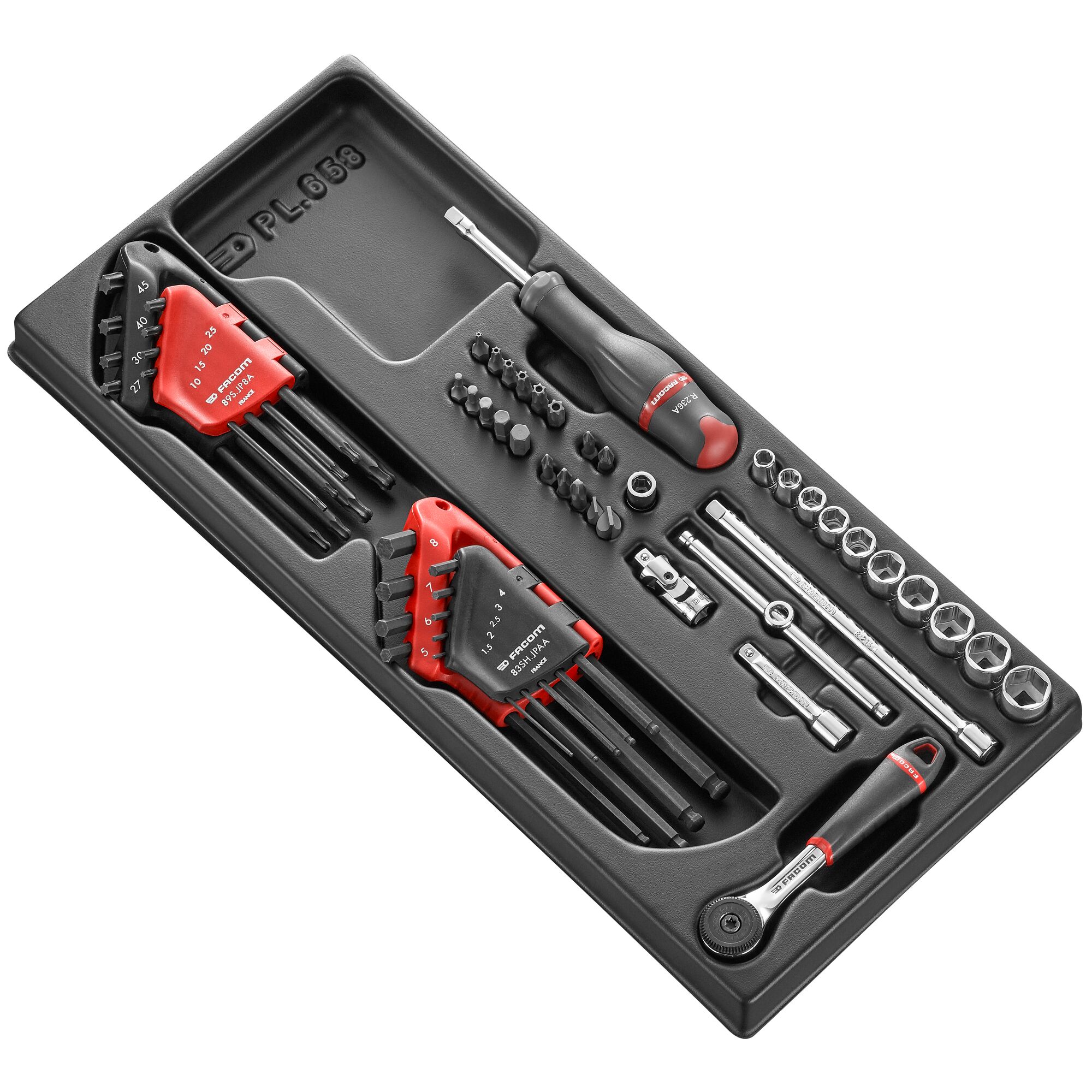 Facom 56 Piece Socket Module Tool Kit with Thermoformed Tray