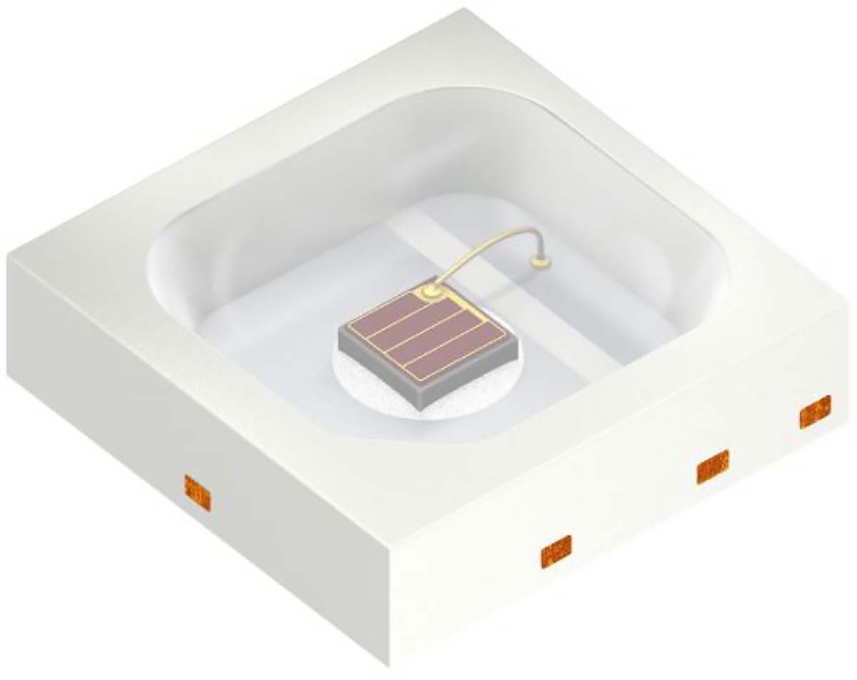 ams OSRAM2.25 V Yellow LED  SMD, SYNIOS S2222 KY DDLM31.23-8F5H-36-C4U4