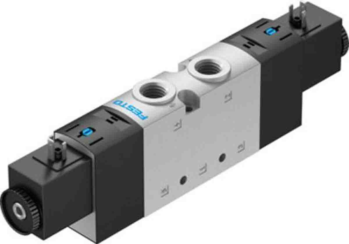 Festo 5/2 Bistable Solenoid Valve - Electrical G 1/4 VUVS Series 24V dc, 575518
