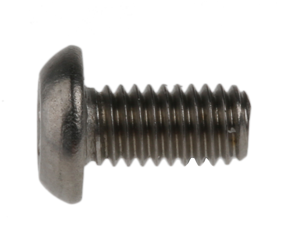 RS PRO Plain Button Stainless Steel Tamper Proof Security Screw, M3 x 6mm