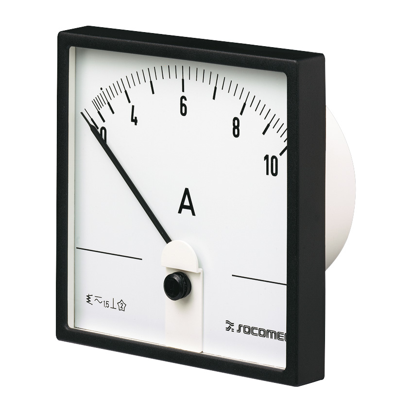 Socomec 192C Analogue Panel Ammeter 25A AC, 72mm x 72mm