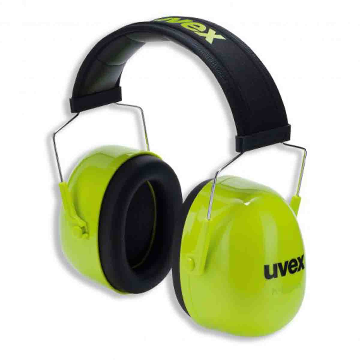 uvex K Ear Defender with Headband, 35dB, Black, Yellow