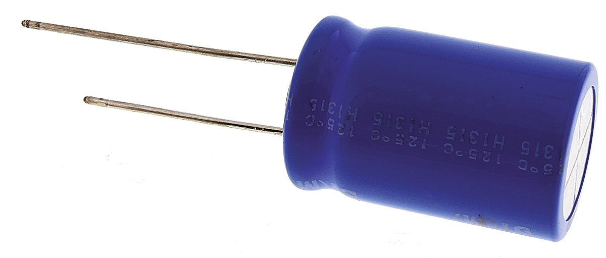 Nichicon 100μF Aluminium Electrolytic Capacitor 200V dc, Radial, Through Hole - UBT2D101MHD8