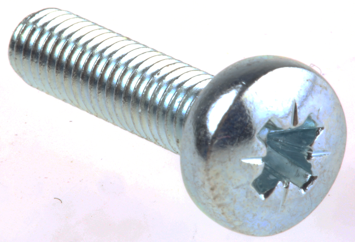 RS PRO Pozidriv M5 Pan Steel Machine Screws DIN 7985Z x 20.0mm