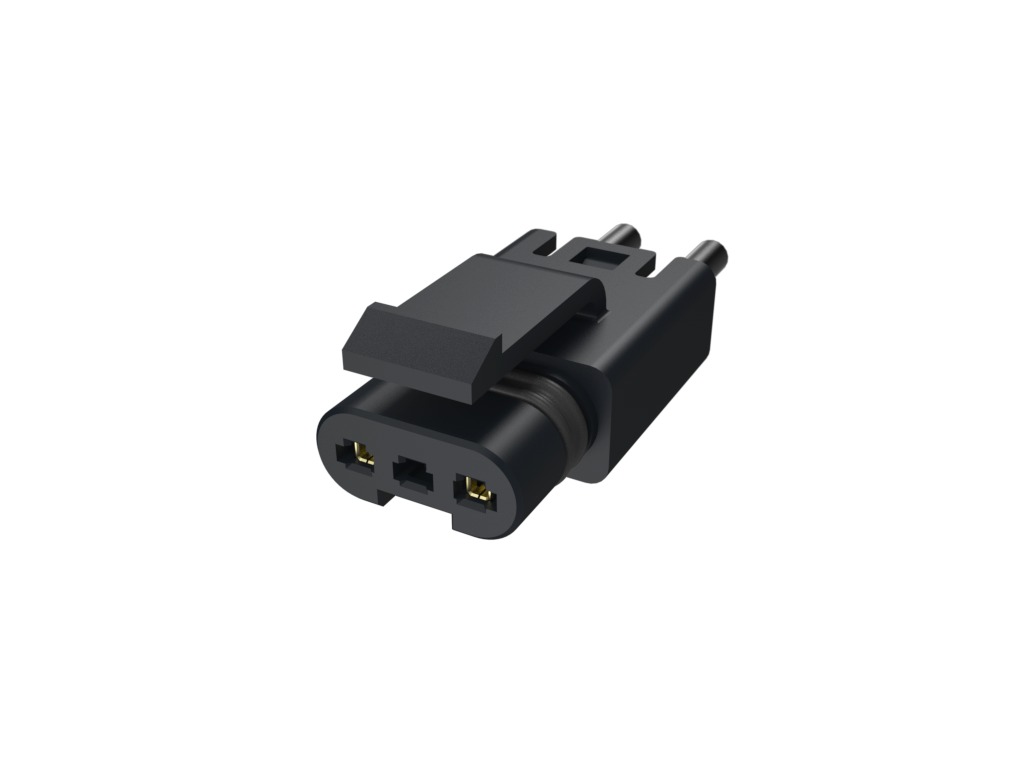 Amphenol Communications Solutions FLHS2P008 Series Straight PCB Socket, 2-Contact, 1-Row, 2.5mm Pitch, Cable Termination