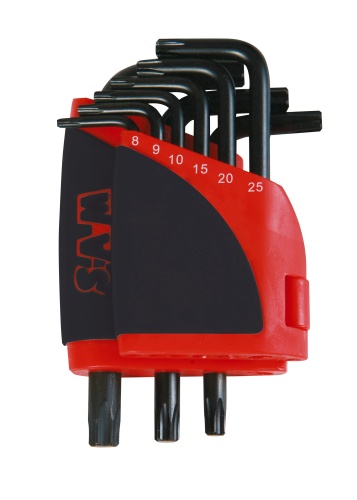 SAM 9-Piece Torx Key Set, L Shape