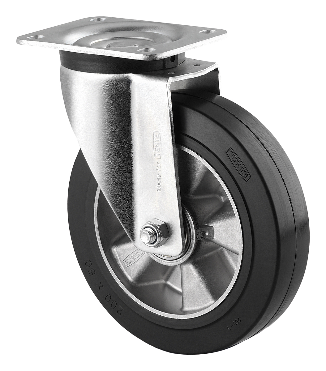 Tente Swivel Castor Wheel, 600kg Capacity, 200mm Wheel