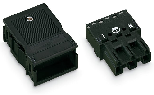 WAGO, 10mm Pitch, 770, 3 Way, , Pluggable Terminal Block, Plug, Push-In, Cage Clamp Termination, 770-113-1