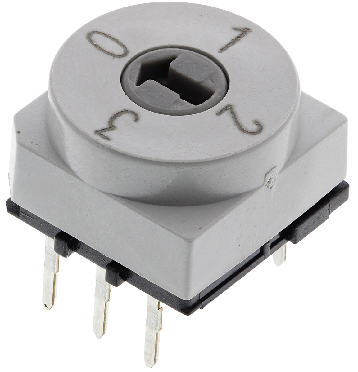Hartmann 4 Way Through Hole DIP Switch, Screwdriver Actuator