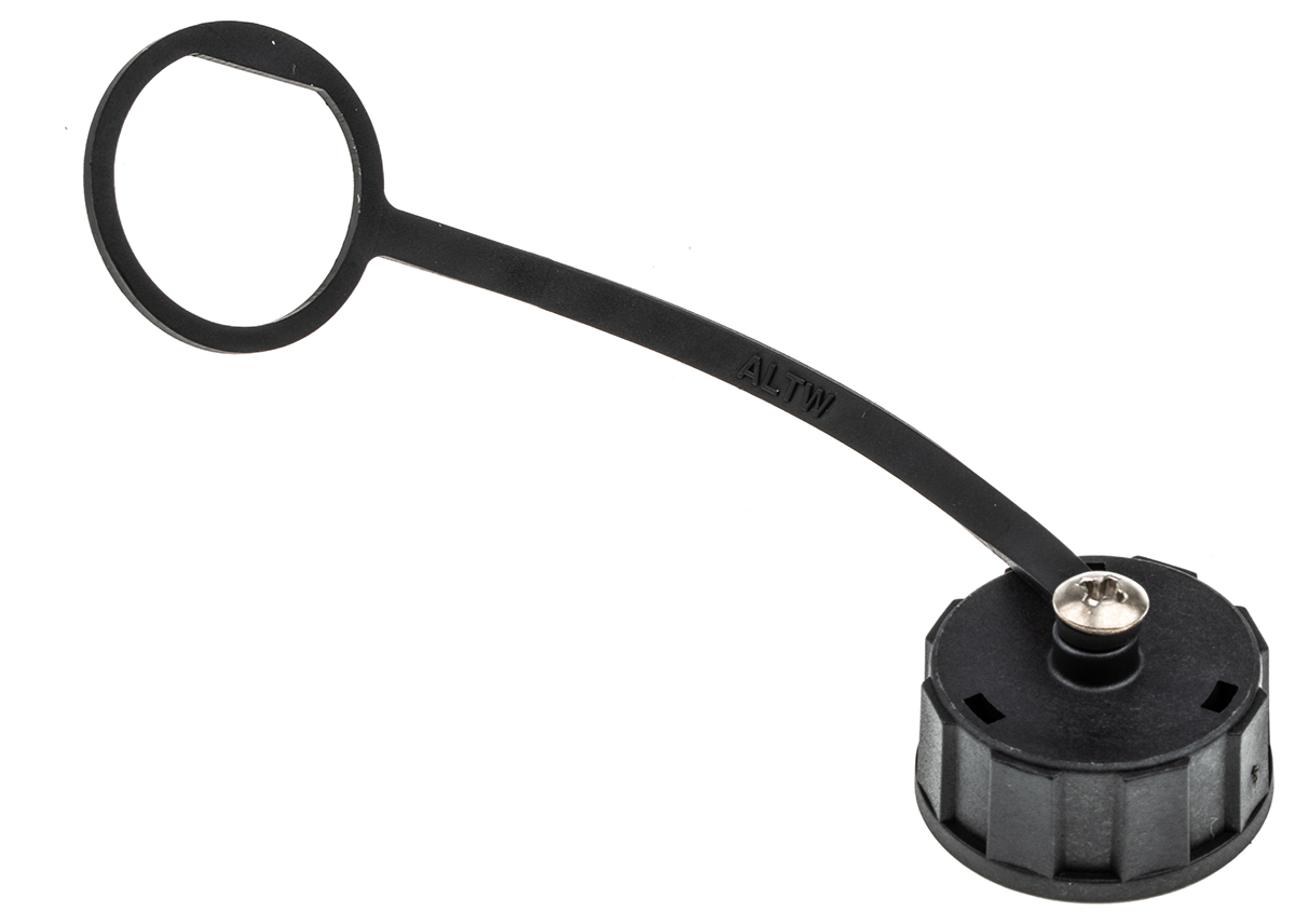 Amphenol Industrial, WAC Corded Dust Cap for use with RJ45 Cordset