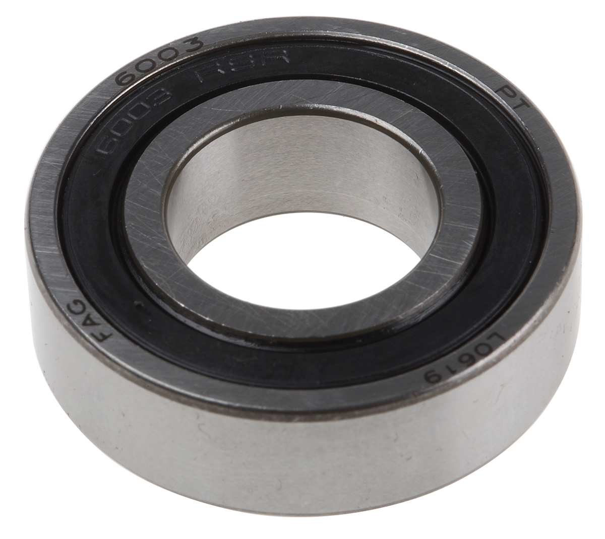 FAG 6003-2RSR 1 Row Ball Bearing - 17 mm ID, 35 mm OD