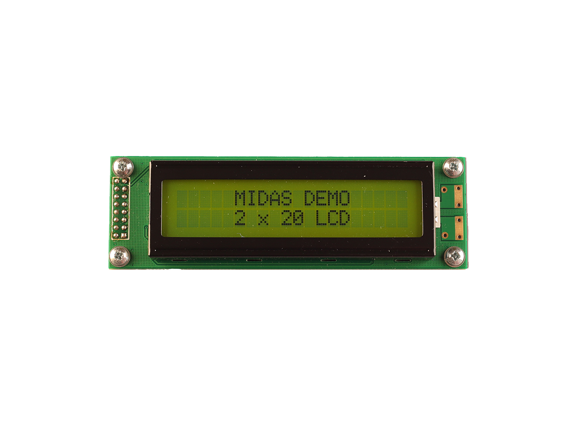 Midas MC22005A6W-SPTLY3.3-V2 Alphanumeric LCD Display, 2 Rows by 20 Characters