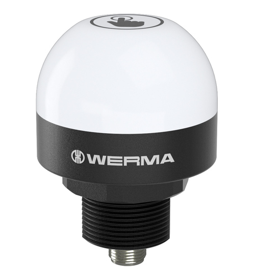 Werma MC55 Series Multicolour Flashing Beacon, 24 V, Built -In-Mount, LED Bulb, IP65, IP69K
