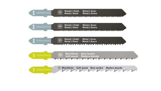 FEIN Metal, Wood Jigsaw Blade, Pack of 5