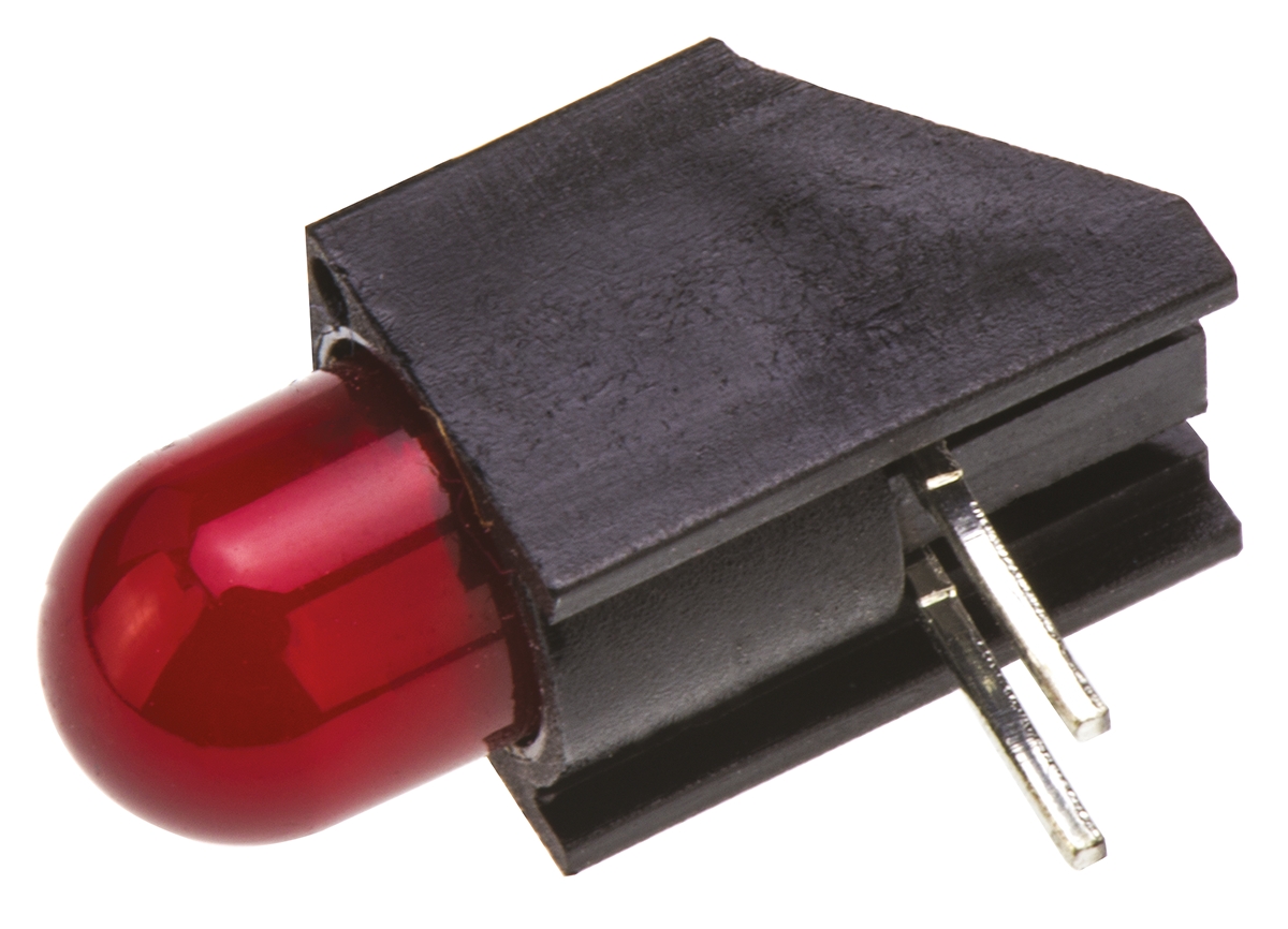 Dialight 550-1107F, Red Right Angle PCB LED Indicator, Through Hole 1.8 V