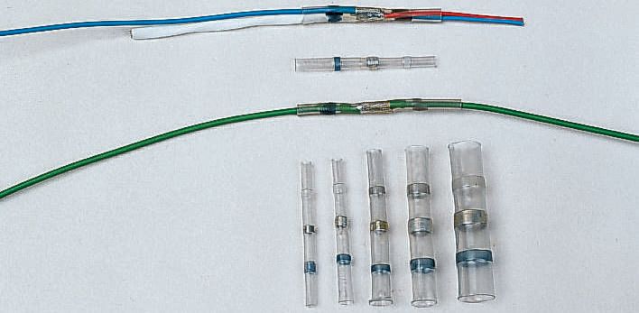 TE Connectivity Transparent Polyolefin Solder Sleeve 42mm Length 8.4 → 13mm Cable Diameter