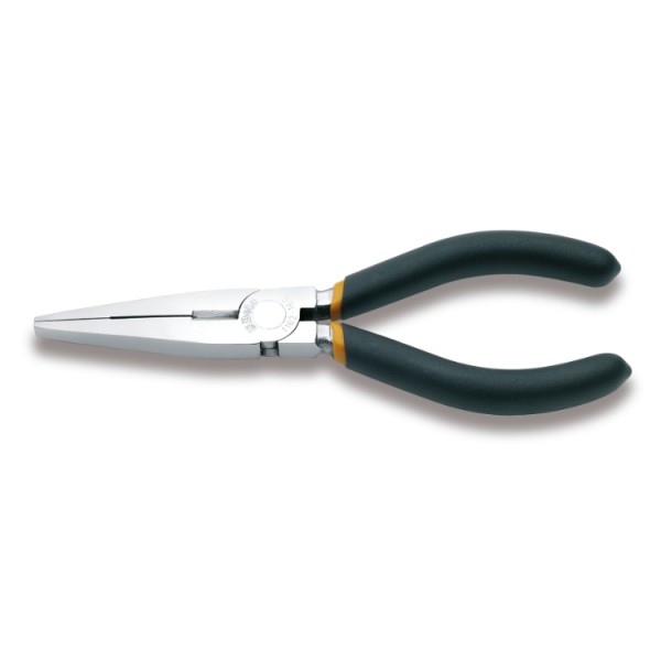 BETA Long Nose Pliers, 200 mm Overall, Straight Tip, 86mm Jaw