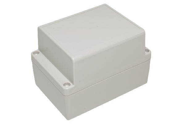 Hammond RP Series Light Grey ABS General Purpose Enclosure, IP65, Light Grey Lid, 125 x 85 x 85mm