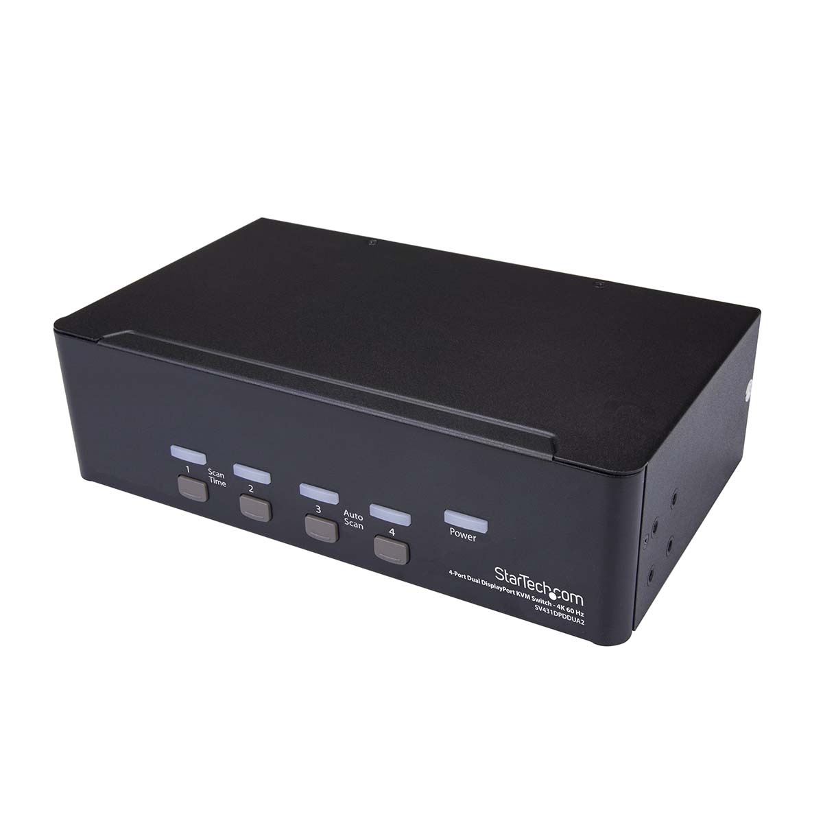 StarTech.com 4 Port Dual Monitor USB DisplayPort KVM Switch, 3.5 mm Stereo 3840 x 2160 Maximum Resolution