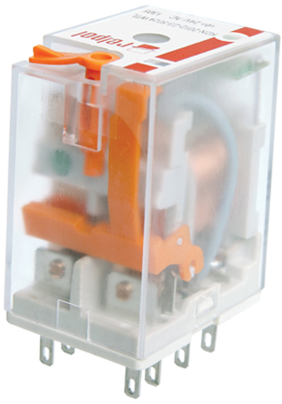 Relpol Plug In Power Relay, 110V ac Coil, 12A Switching Current, DPDT