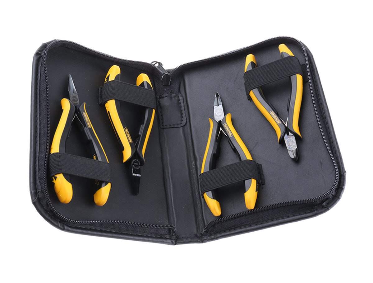 Bernstein 4-Piece Plier Set, ESD, 200 mm Overall