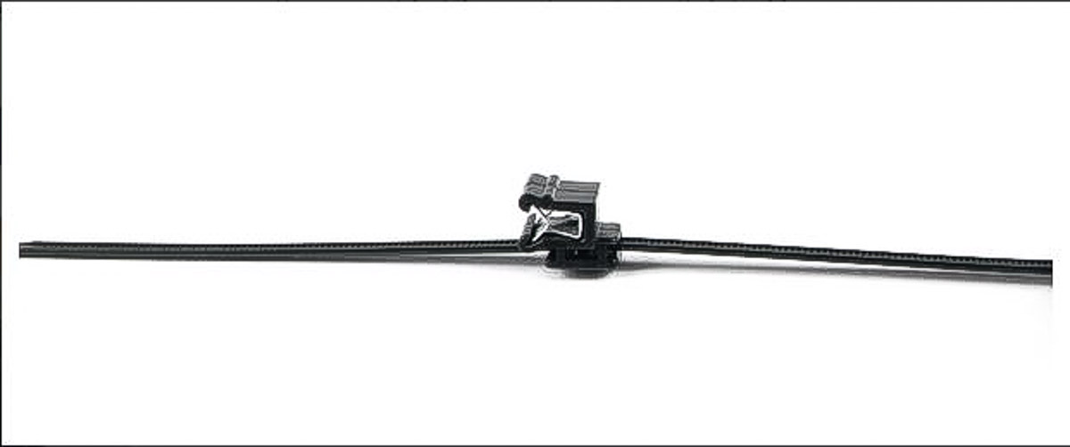 HellermannTyton Cable Tie, Assembly, 200mm x 4.6 mm, Black PA 6.6 UV Resistant, Pk-500