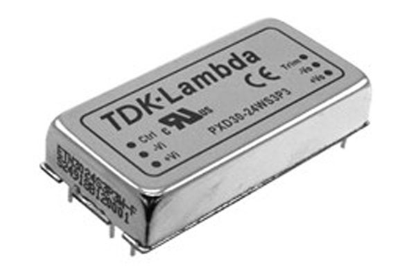 TDK-Lambda PXD DC-DC Converter, 15V dc/ 1.33A Output, 18 → 36 V dc Input, 20W, Through Hole, +105°C Max Temp